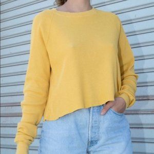 NEW Brandy Melville Abigail Thermal Mustard Yellow